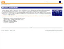Tablet Screenshot of localinstitutes.cii.co.uk